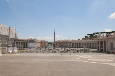 View From Front Steps of St. Peter's Basilica