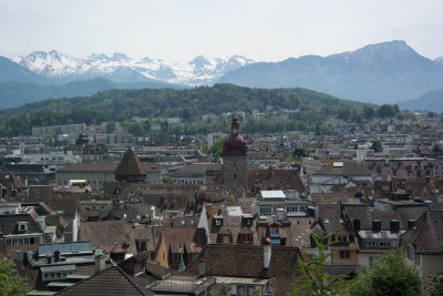 View from the top of the clock tower.