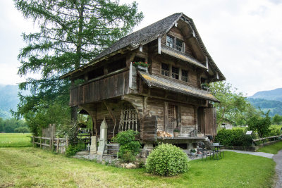 A really old storage shed, built in 1634.