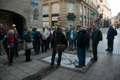 Walking tour in Strasbourg, France