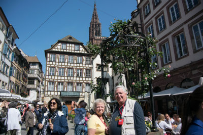 Touring Strasbourg on our own.