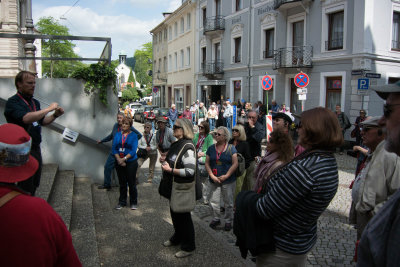 Walking tour in Baden-Baden, Germany.