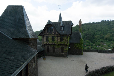The courtyard.