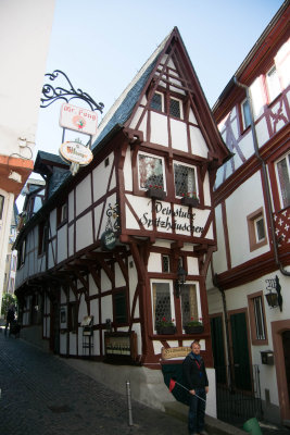 Oldest building in Bernkastel, built in the 14th century.