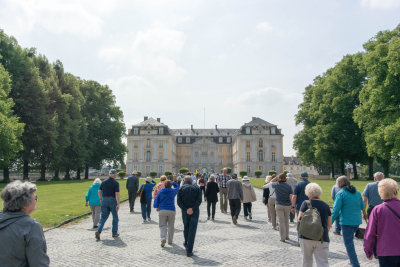 Visiting Augustusburg Palace.