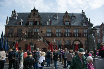 The main square in Nijmegen.
