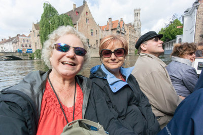 We took a boat tour on the canals, too.