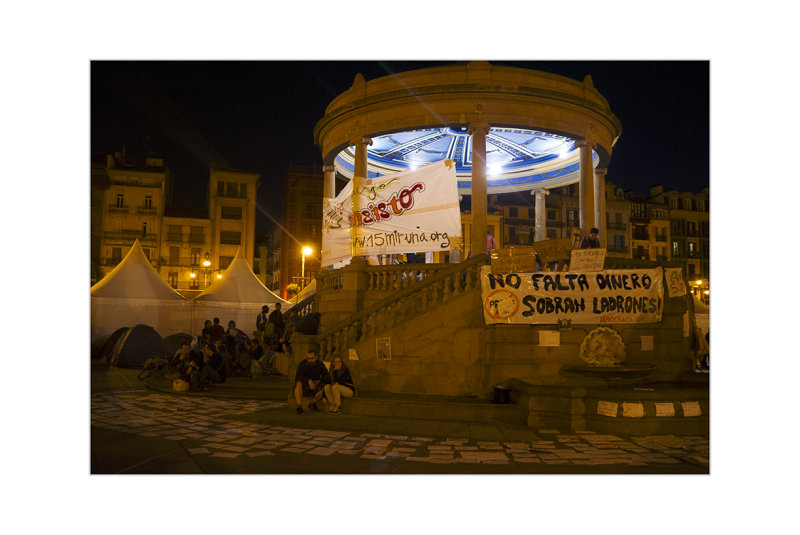Downtime for Protesters-Pamplona