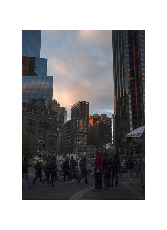 Columbus Circle Sunset