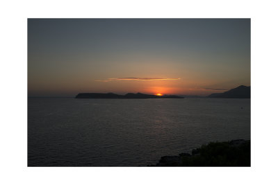 Sunset from Lapad Peninsula