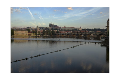 Charles Bridge and Prague Castle Sunrise