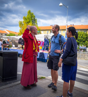 Tradisjonal Street-market, Strmstad, Sweden August 24th 2013