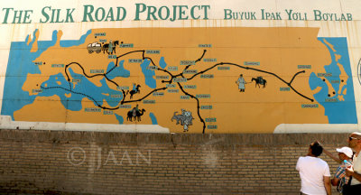 Silk Road map