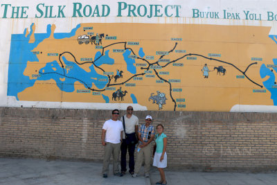 Silk Road map