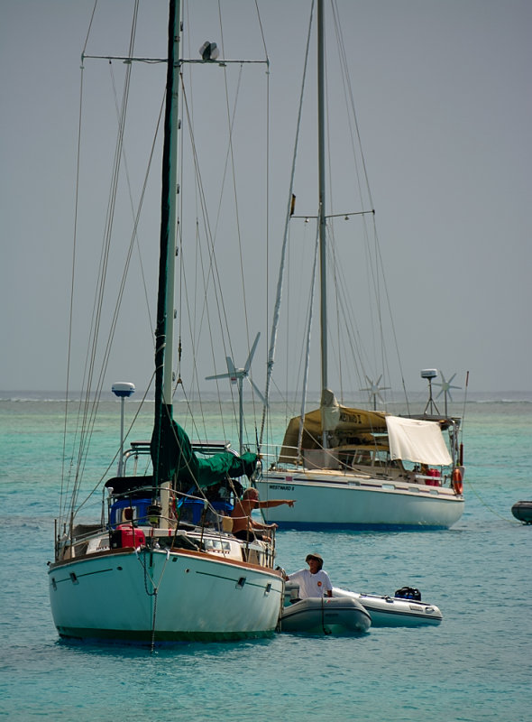 Opus at anchor