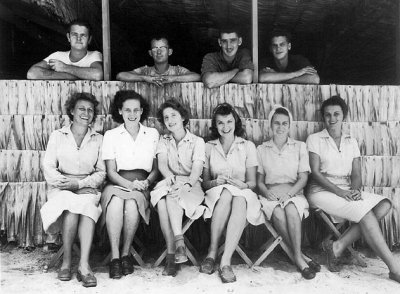 Kwaj 1945 Red Cross Unit