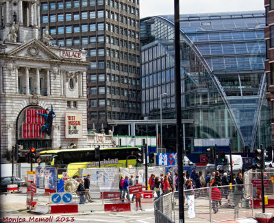 Works at Victoria Station