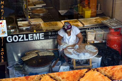 Display on cooking