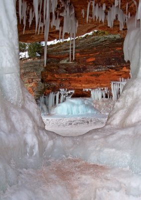Ice Cave Window 