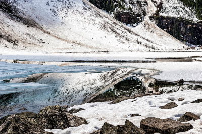 Partial Ice melt and Reflections