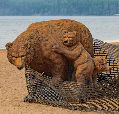 Bears Sculpture