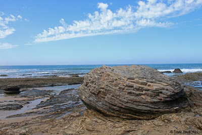 Well-known rock formations at Crystal Cove 