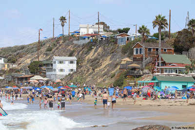 Labor Day beach visitors