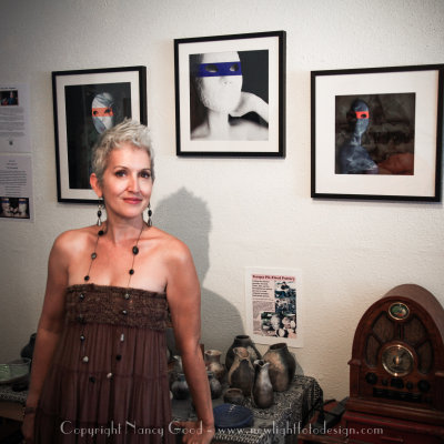 Tecopa Artists Group show:  Self-Portraits