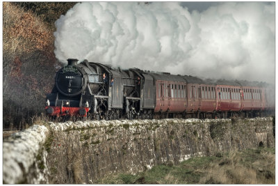 LMS Class 5MT 4-6-0 nos 44871+45407 'The Lancashire Fusilier'.