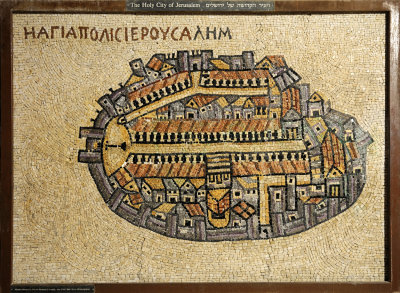 Madaba mosaic city plan