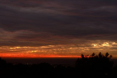 Sunset from Zichron Yaacov