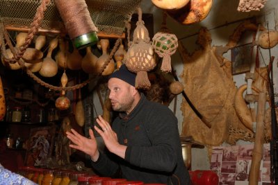 My friend Marwan at his spice shop