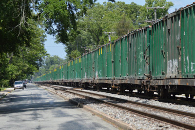 17 A long line of green containers stretch as far as you can see and the train is only half way through Ashland.jpg
