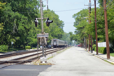 9 The cars of the Silver Star seen headed up S Center St.jpg