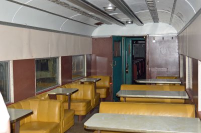 The dinette section of the Electoliner