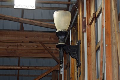 Beautiful old light fixtures in Can Barn 2