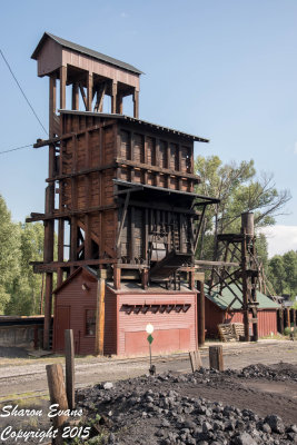 Coal tipple seen from the coal dock