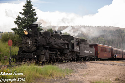 The fireman of K36 484 looks back waiting for the conductor to give the hi ball