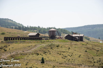 Osier, the railroad buildings