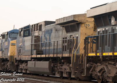 CW44AC 170 is the second locomotive on U306 10