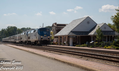 Amtraks Silver Star, train 92, comes north with P42 177 and P40 837
