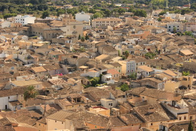 Artà - A view on the rooftops