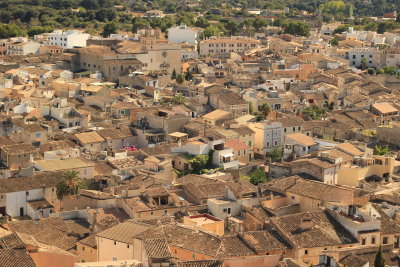 Artà - A view on the rooftops
