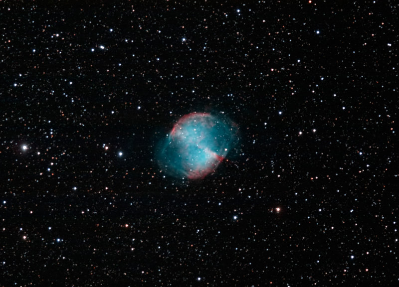 Dumbbell nebula (M27) - 22sept2014