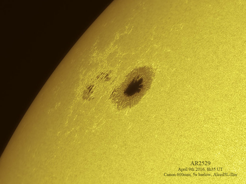 AR2529 April 9th 2016