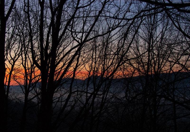 Dawn this morning