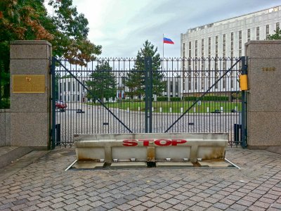 Entrance to Russian Embassy