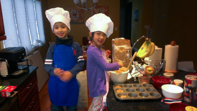 Grandkids Baking