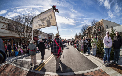 From the middle of the parade