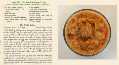 Unstuffed Stuffed Cabbage Soup
